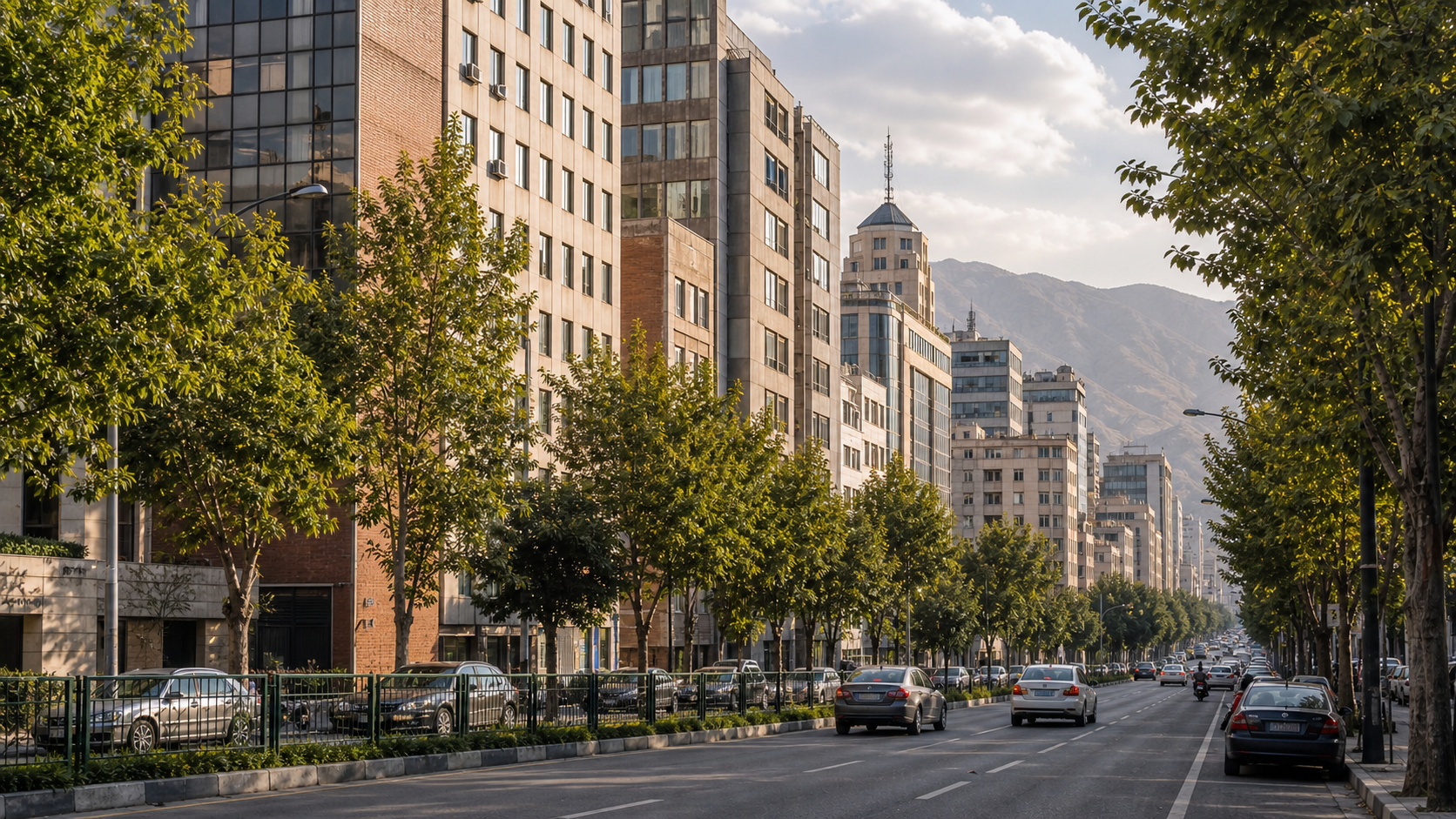نقاشی ساختمان در شریعتی